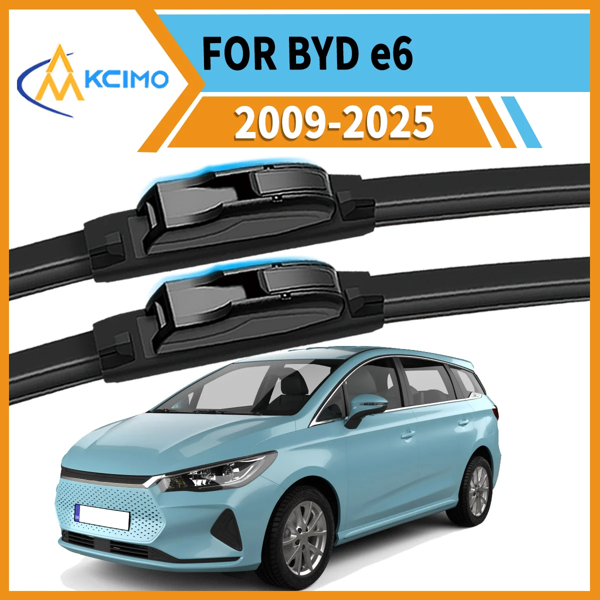 Upgrade Your Drive 2PCS All-Season Wiper Blades For BYD e6 2009-2025 Superior Clarity & Long-Lasting Performance Guaranteed