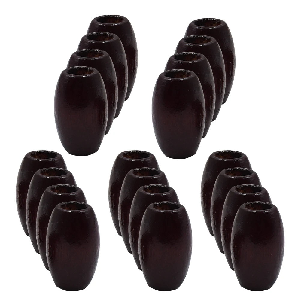 20 Stück ovale Holzperlen, Holzperlen, DIY-Schmuckherstellung, Armbänder, Halsketten, Ohrringe, Kunsthandwerk, Holzhandwerk, Ohrringeherstellung, Charm