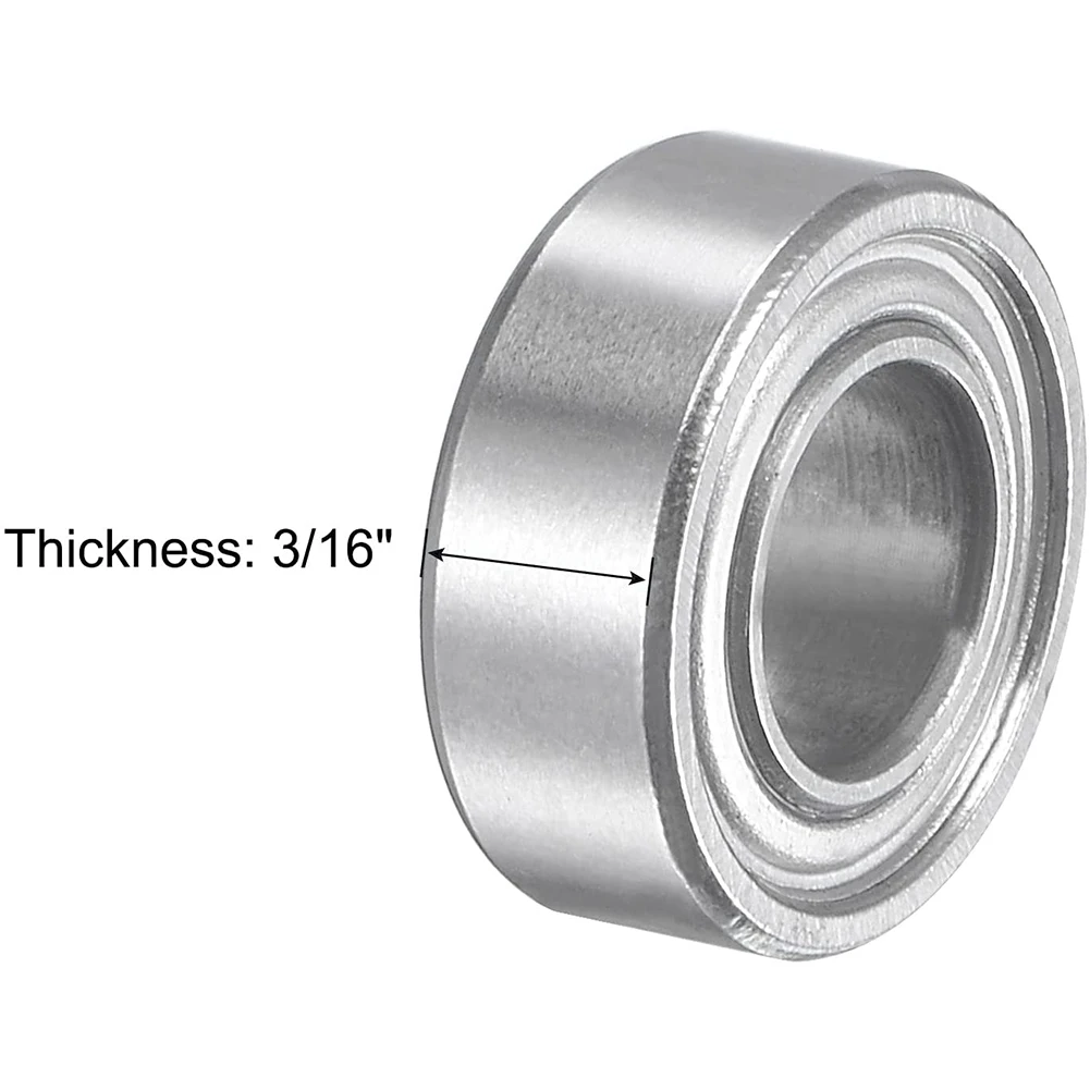 

【Hot Selling】5Pcs Bearings Accessory Kit, Fit For 1/4 Inch Shank Router Bit, 1/4 Inch I.D. 1/2 Inch OD Ball Bearing