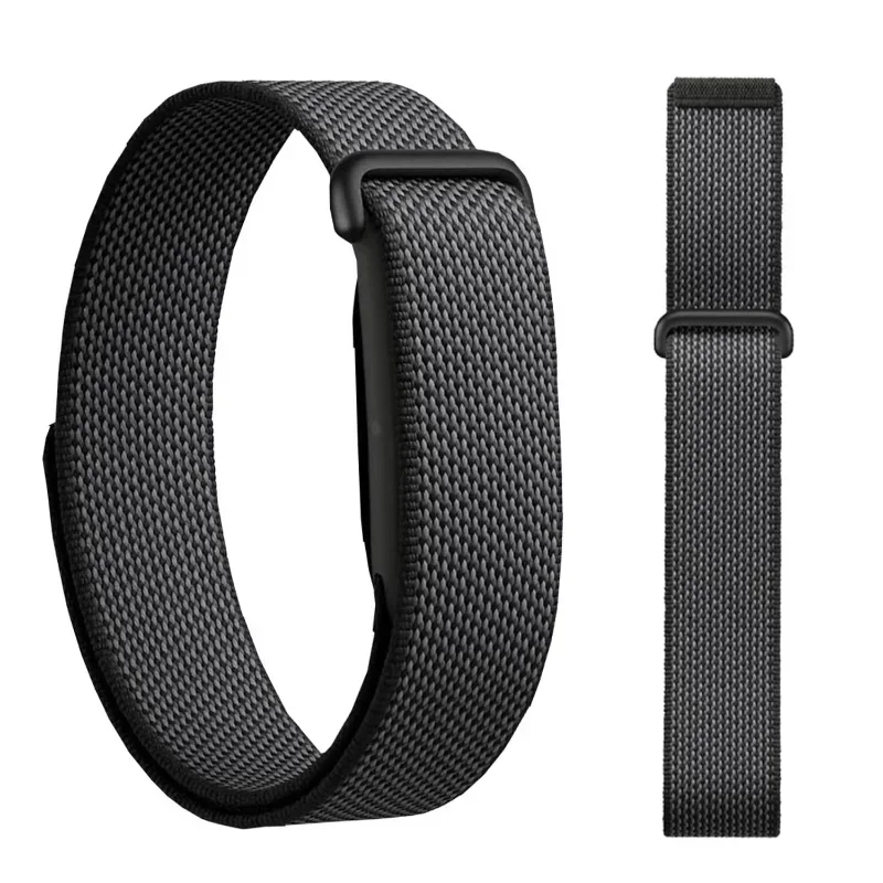 Offizielles 1:1 Sport-Nylon+Silikon-Schlaufenarmband für Google Fitbit Air Armband Zubehör – Detail 9