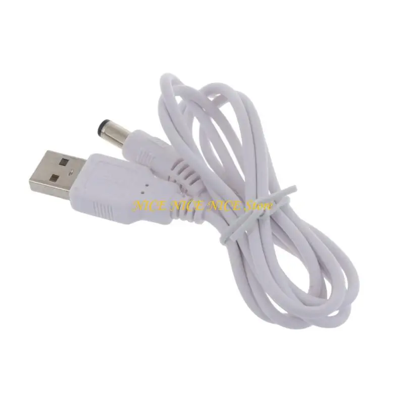USB -Ladungskabel USB 5V 5,5 x 2,5 mm Netzwerkstopfen für Routerlautsprecher 1m 2m