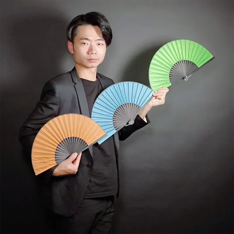 

Triple Fan Production by Angel Magic Props Stage Magic Tricks Illusions Gimmicks Professional Magician Accessories Party Magic