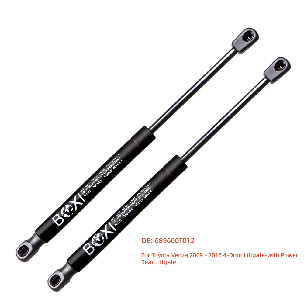 BOXI 2pcs Rear Liftgate Gas Spring Lift Support 689600T012 For Toyota Venza 2009 - 2016 4-Door Liftgate-with Power Lift Struts