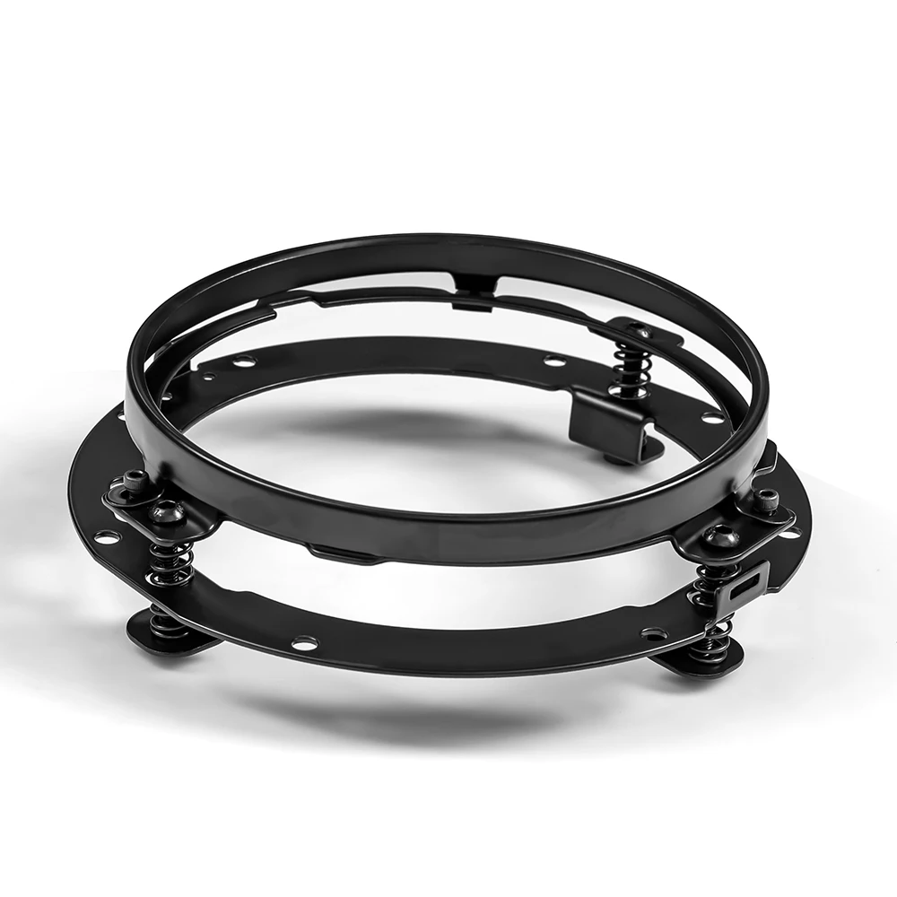 7 Inch Round LED Headlight Mounting Bracket Ring For Car Wrangler JK Suzuki Samurai for Harley Motorcycle 7\
