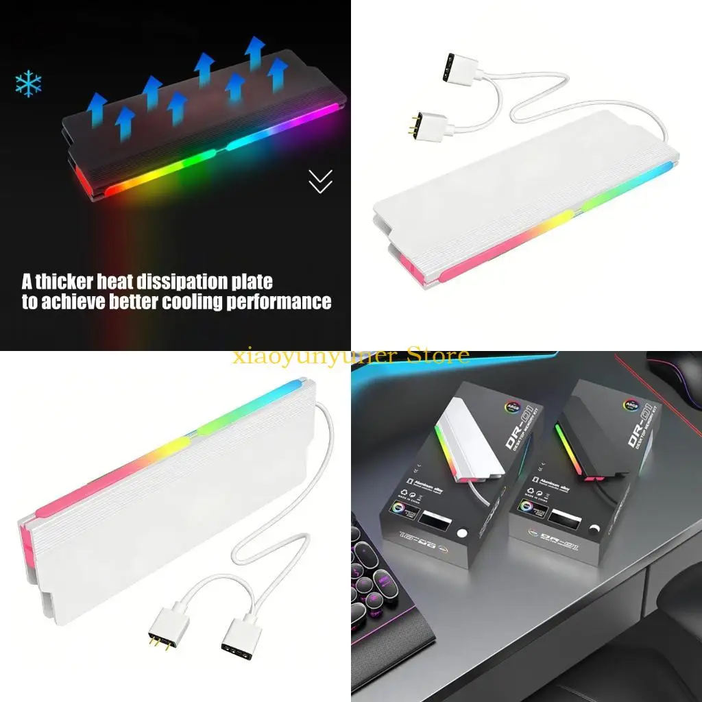 P9JB Advanced Cooling Solution With ARGB Lighting For DDR5 Desktop Memory Module