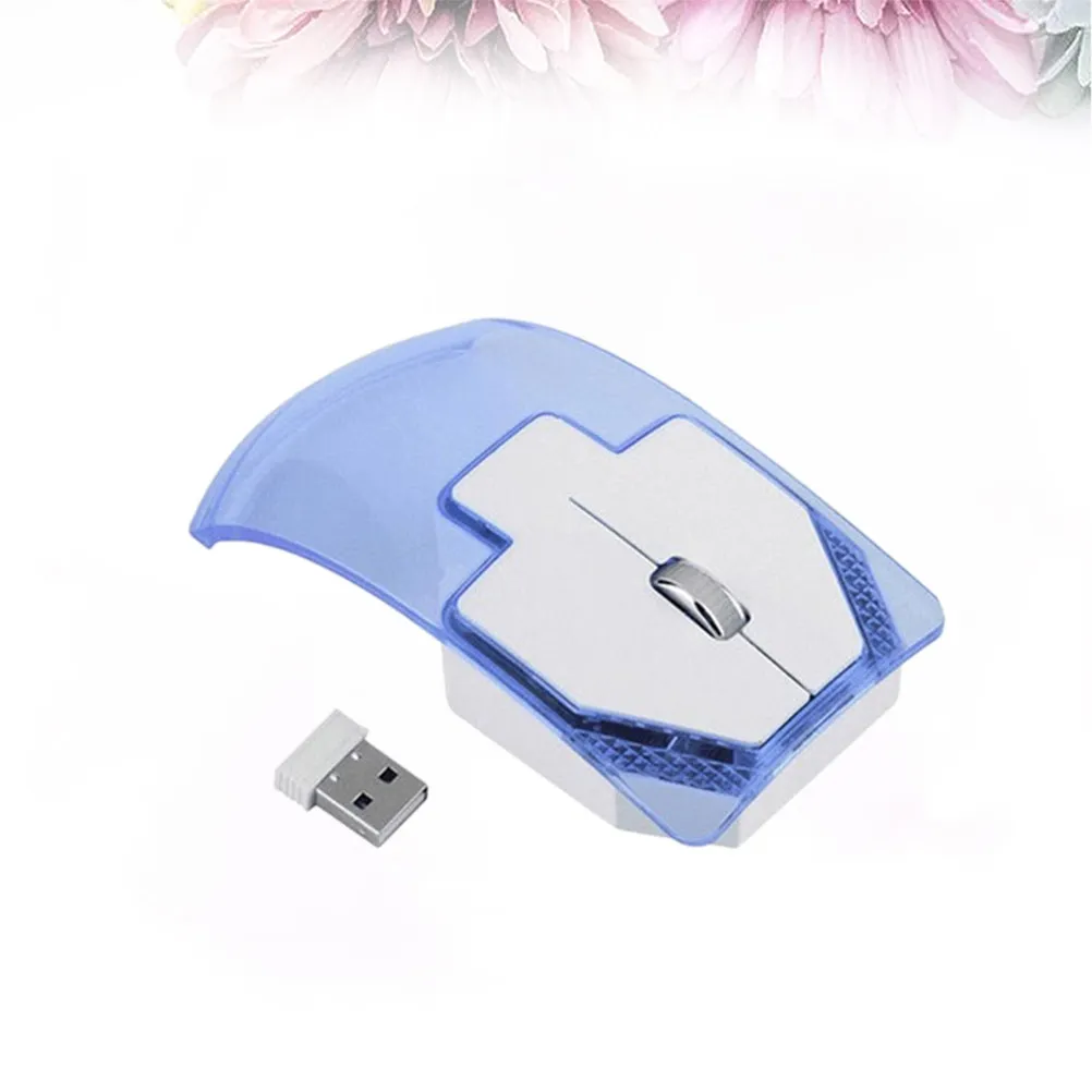 

2.4g Wireless Optical Mouse Ergonomic Shape Fits Snugly Under Palm Reduces Fatigue Ideal for Gamers 10 Meter Range Plug and Play