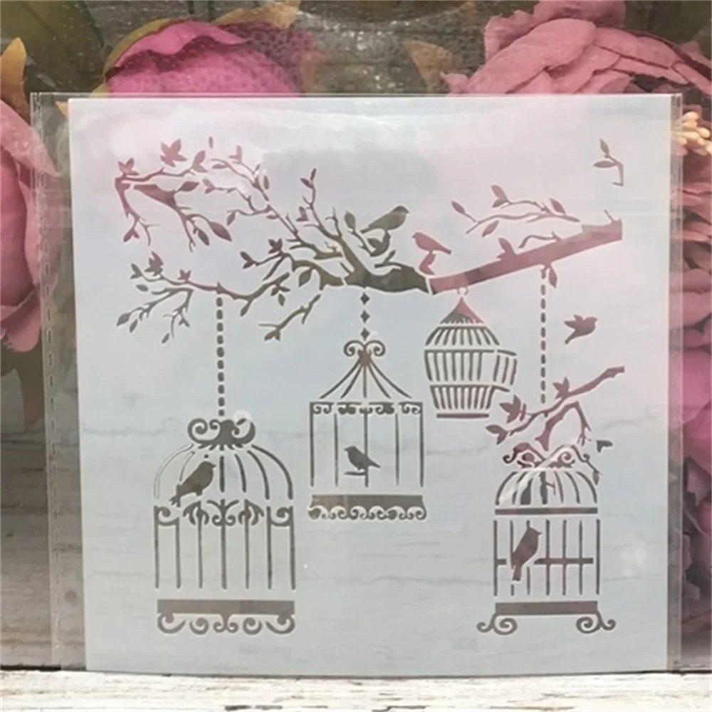 Owl Bird Dragon Octopus DIY Layering Stencil Template