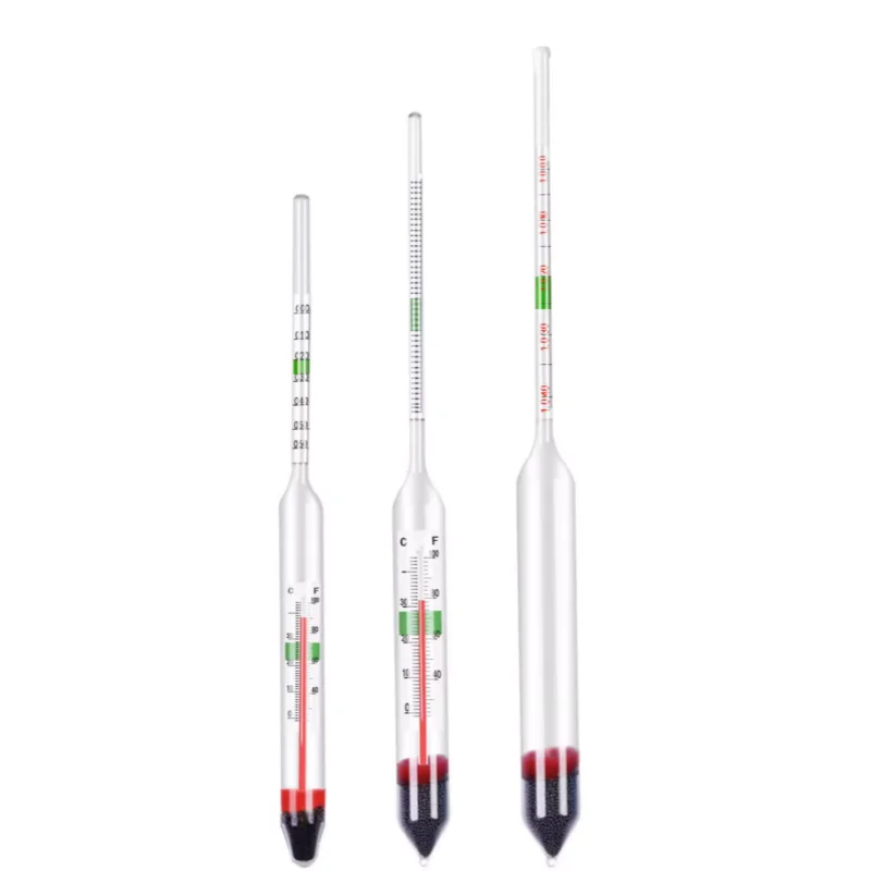 1set Salinometer Sea Water Density Meter Hydrometer Laboratory Salinity Tester Chemistry Teaching Equipment