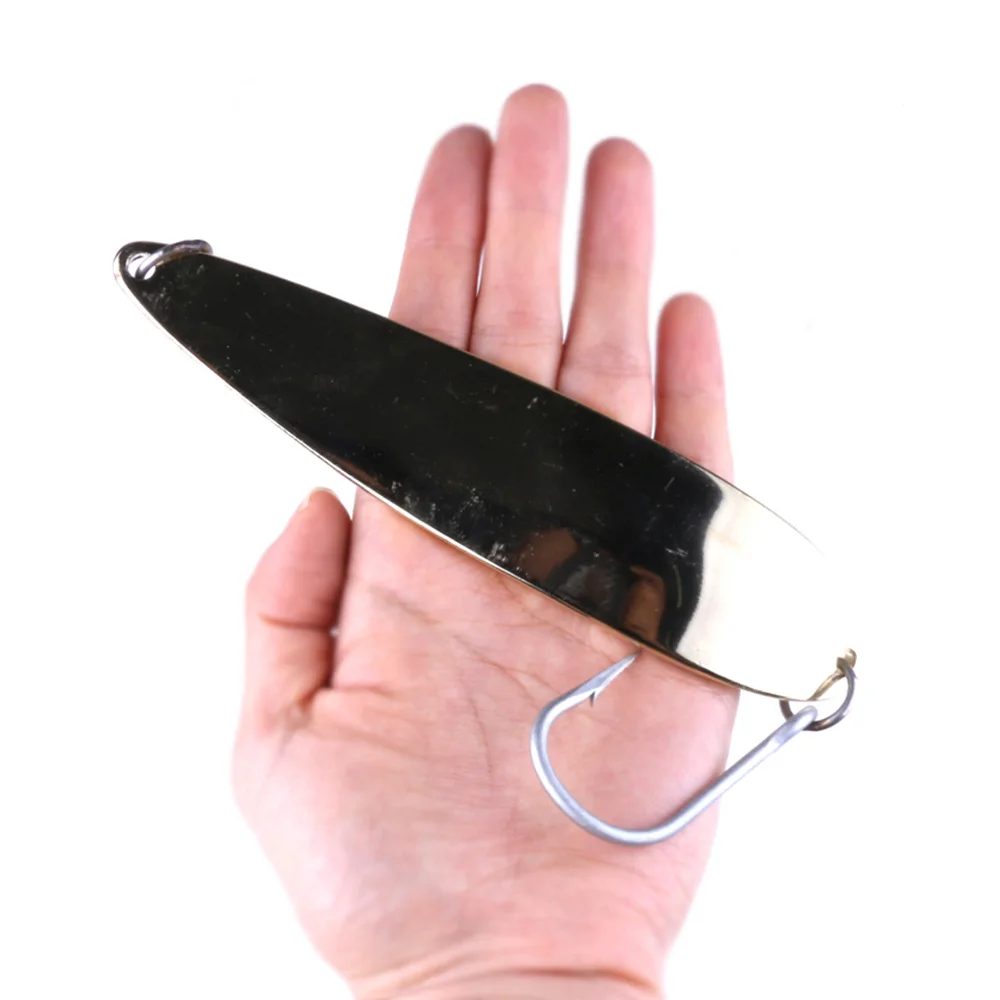 

sea fishing Big trout spoons fishing spoons Lure rotating fishing spoons saltwater for Bass trout 198g