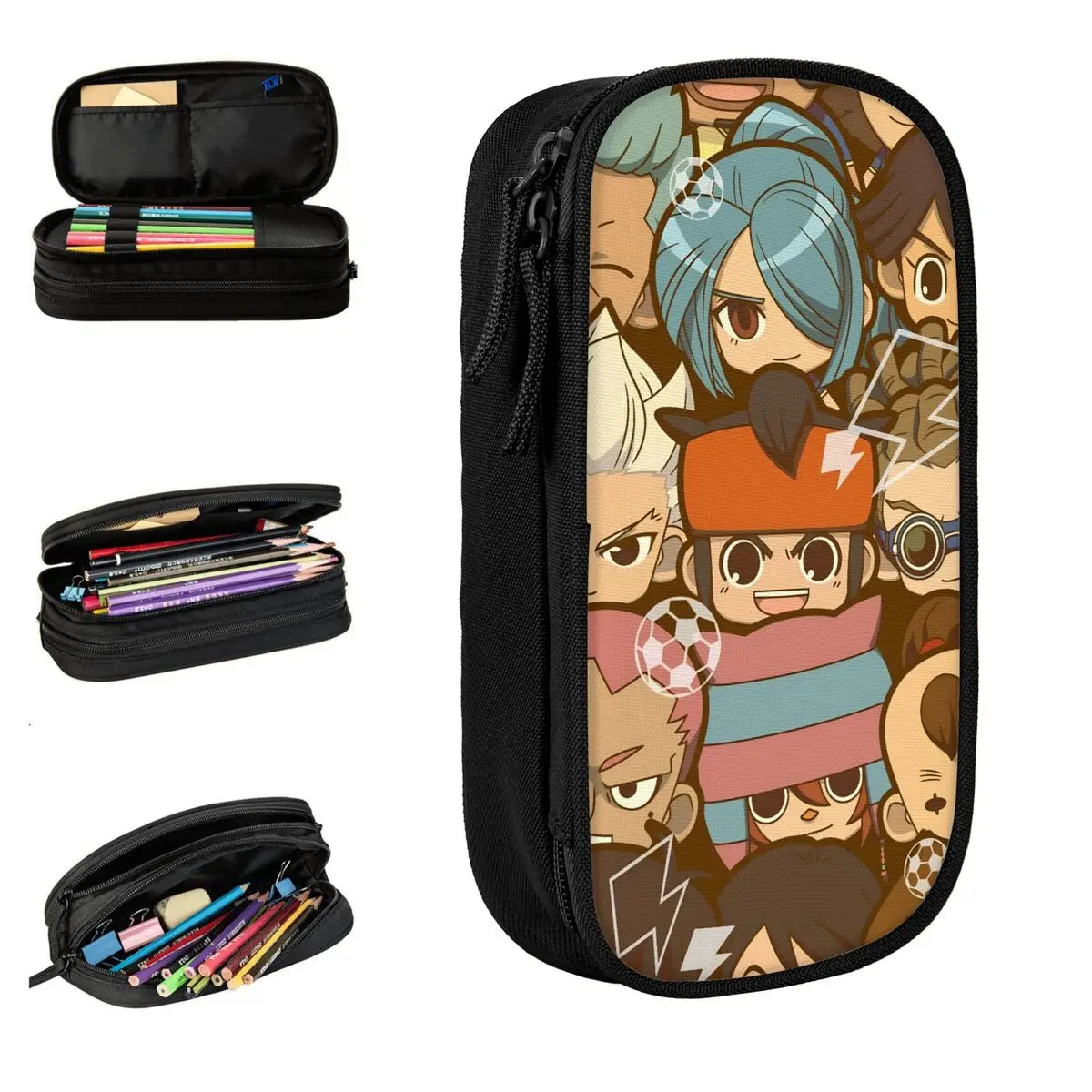 

Аниме Axel Blaze Inazuma Eleven пенал пенал ручка для студентов большая сумка для хранения школьных принадлежностей подарок канцелярские принадлежности