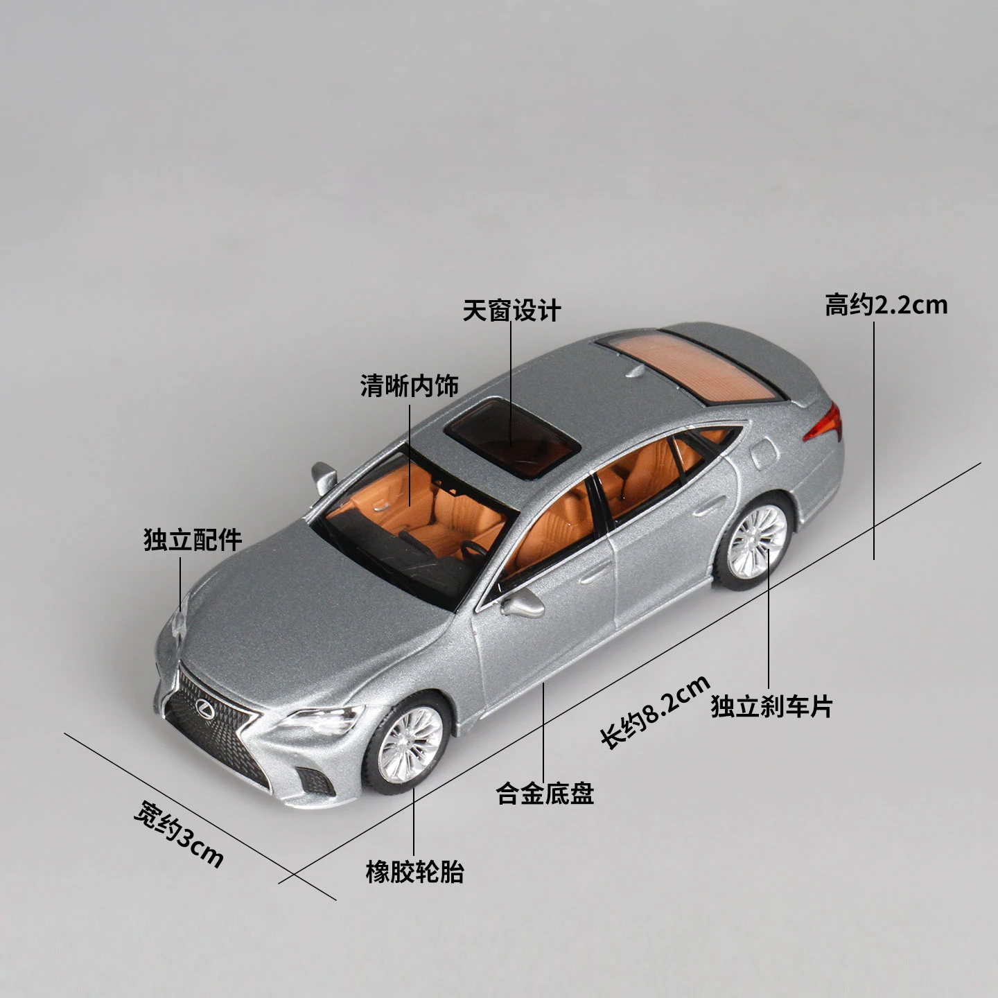 MASDI 1:64 LS500 LS500h Alloy Car Model Diecasts & Vehicles Car Model Miniature Scale Model Car For Collection Gift
