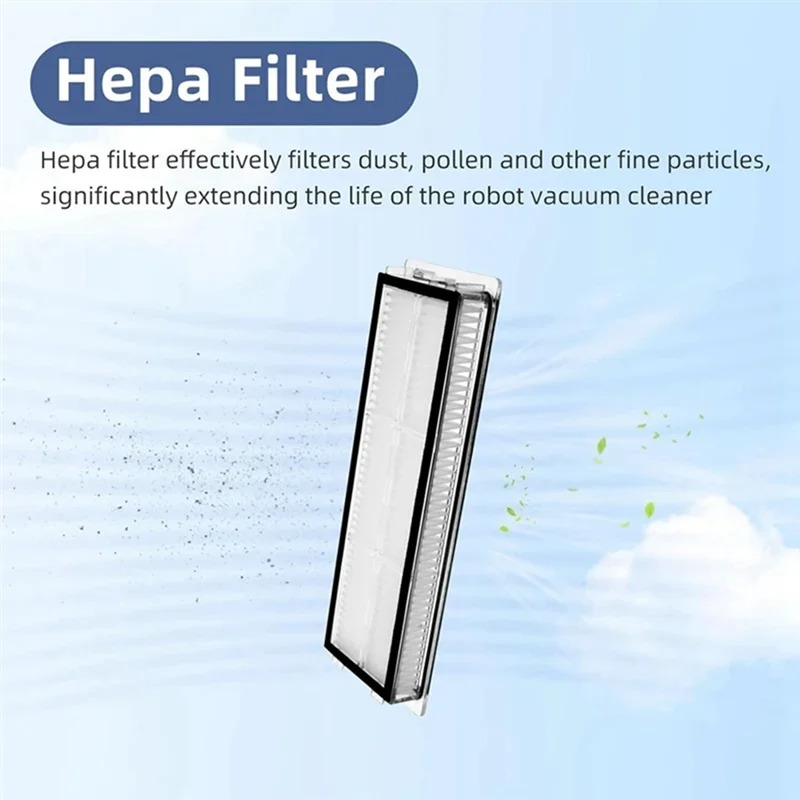 N18Rกรองฝุ่นสําหรับDreame Z10 Pro,L10 Plus,D10 Plusอุปกรณ์เสริมMopผ้าหลักแปรงด้านข้างเครื่องดูดฝุ่นอะไหล่
