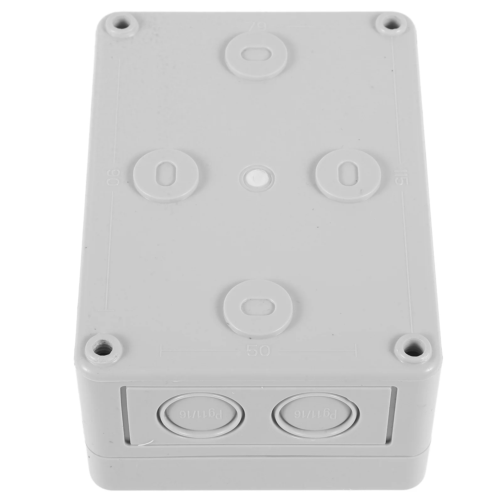 

Электрическая распределительная коробка, наружная водонепроницаемая кабельная соединительная коробка с предварительно просверленными отверстиями, надежная для нескольких удлинителей проводов