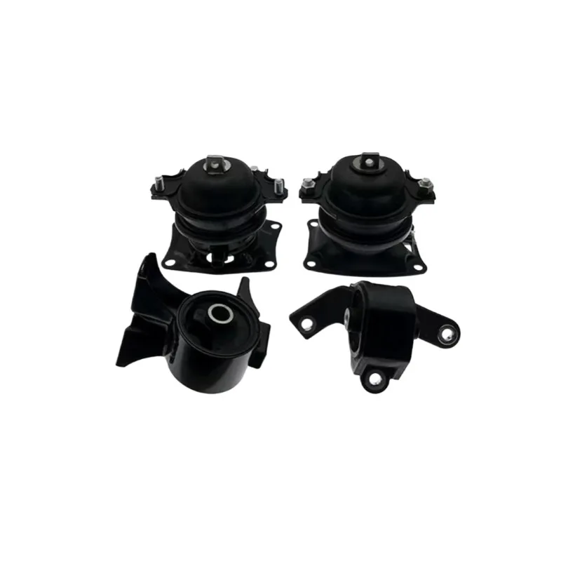 4Pcs Engine Motor Mount Set Rubber Bushing Auto Suspension Replacement Parts