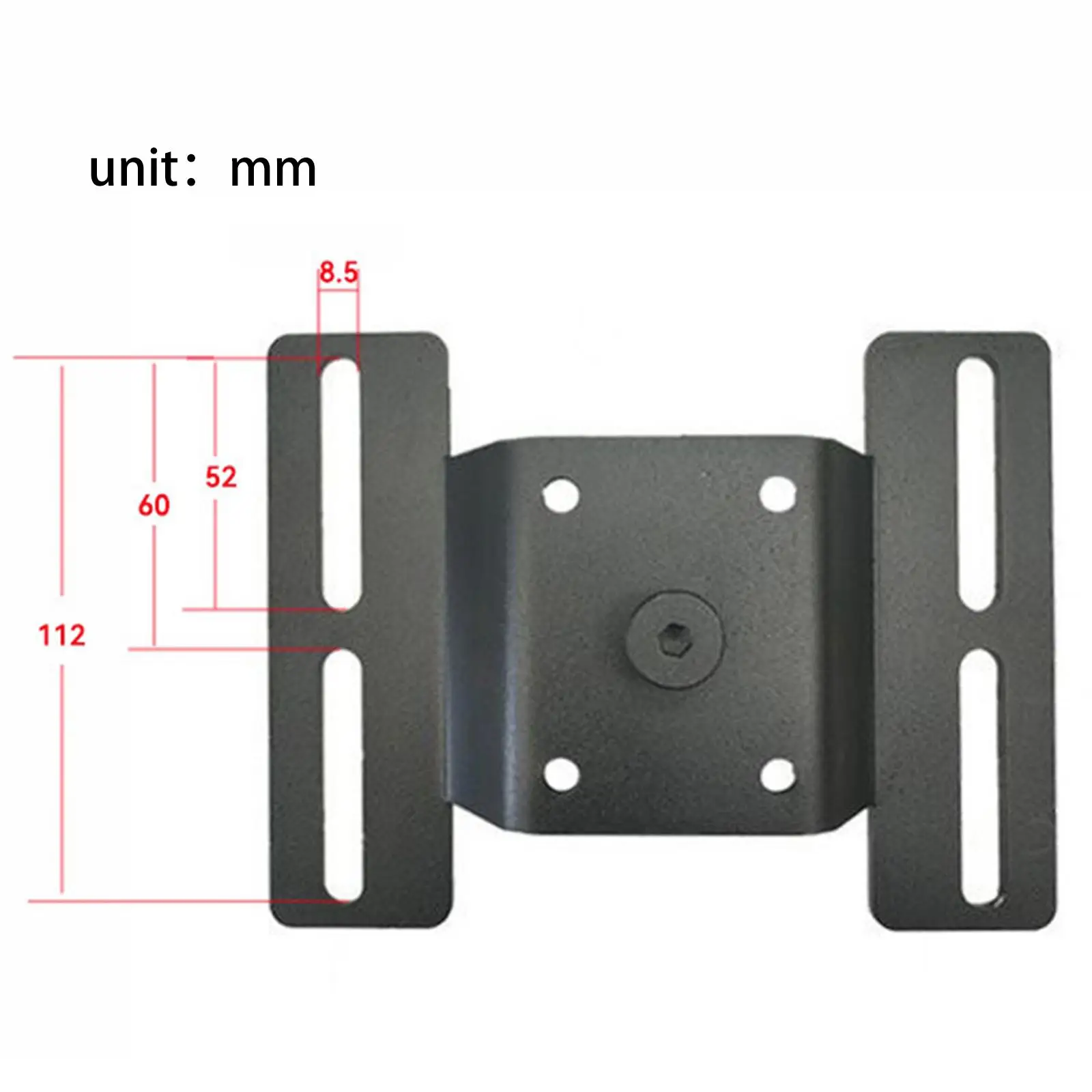 2Pcs Awning Bracket Quick Release Shade Canopy Support High Performance Steel Spare Parts Easy Installation Accessories Black