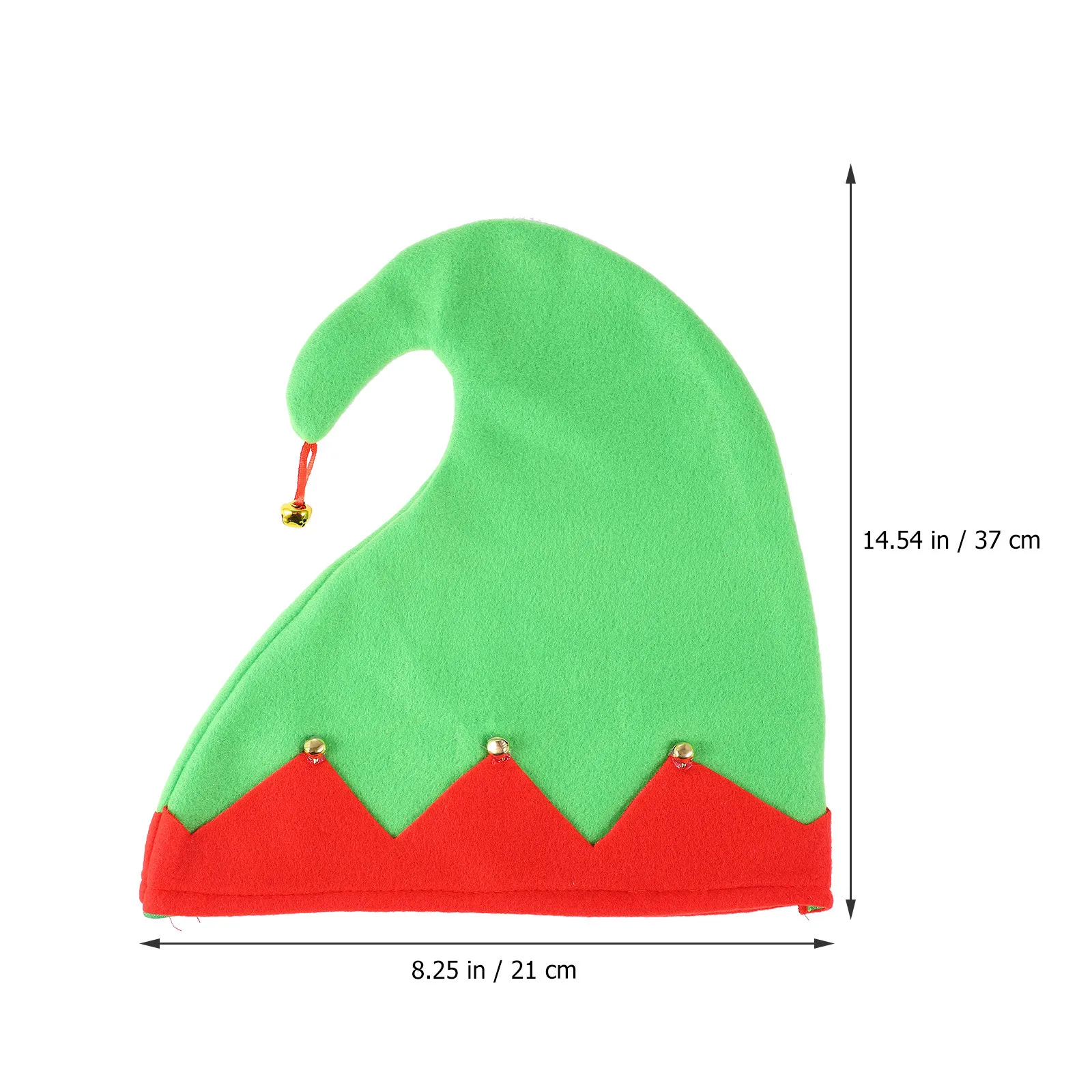 

3 Pcs Cosplay Christmas Hats for Metal Bell Adorable Caps Creative Headwears