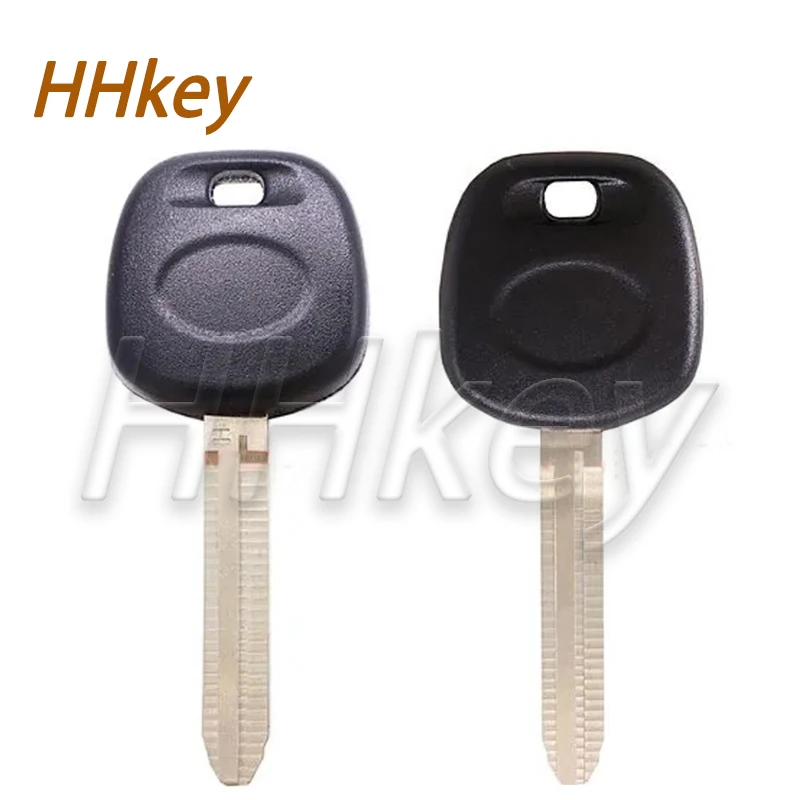 HHKEY For TOYOTA Corolla Camry 4Runner HiAce Highlander RAV4 with 4C/4D67/G/H Chip Uncut TOY43 Transponder Ignition Blank Key