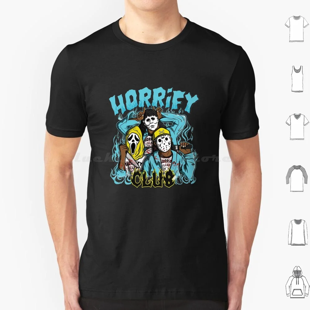 Horrifi Club Horror Characters Tee , Horror Friend Shirt , Halloween Movie Shirt , Horror Killer Halloween Tee , Michael Myers