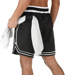 Men's Basketball Shorts Loose Five-Point Training Fitness Running Pants High Street Men's Shorts GYM Shorts