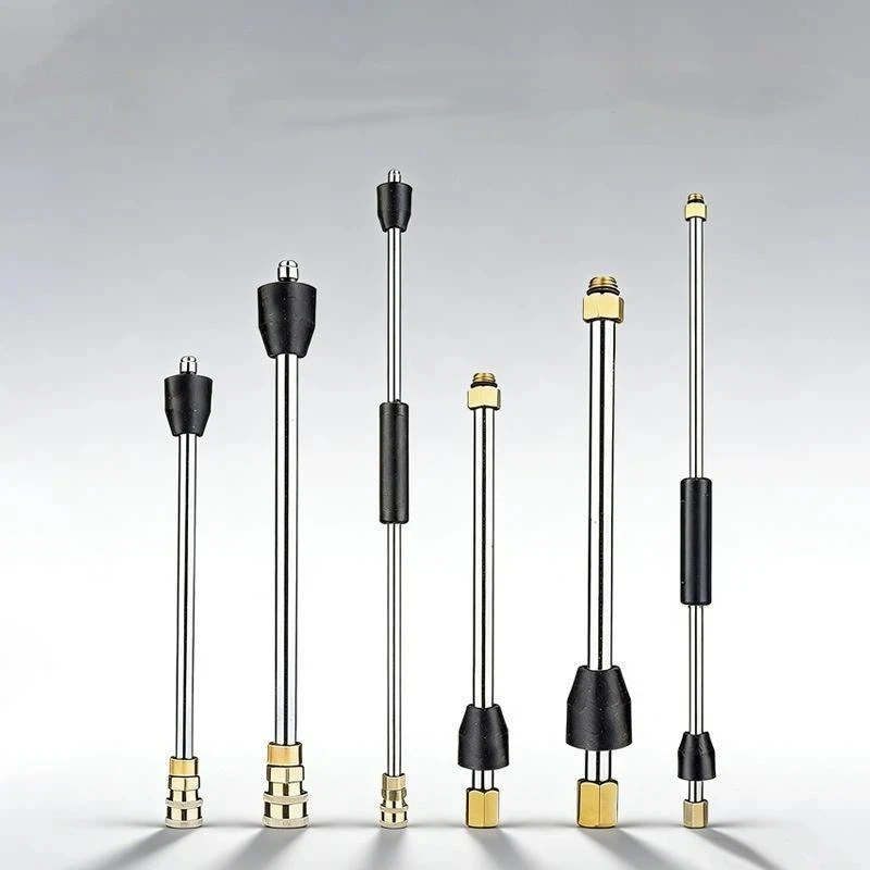 High Pressure Washer Extension Wand 4500PSI High Pressure Resistant Quick Fit Tool for Car Yard Outdoor Cleaning