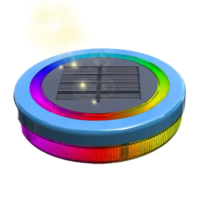 Drijvende zwembadverlichting op zonne-energie Kleurveranderend RGB IP 68 Waterdicht zwembadlicht op zonne-energie Rond 1800 mAh UV-bestendig Automatisch aan/uit Zwemmen