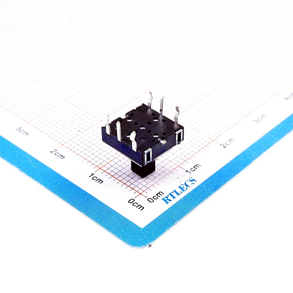2/10 Pcs 10x10x10 Navigation Switch 5 Directions Height 10.0 MM 6 Pins Tact PCB Solder Vertical Through Holes Board