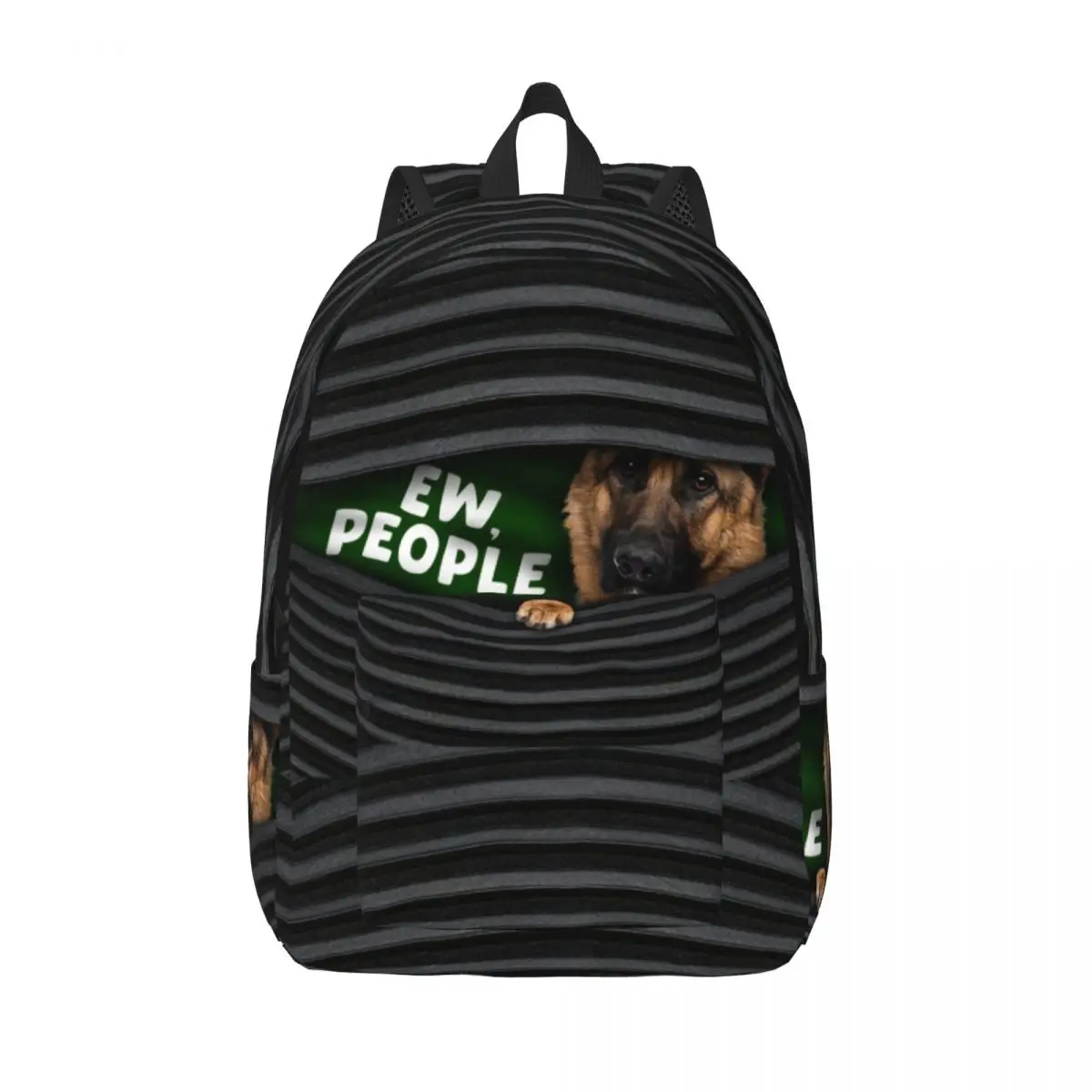 Zaino per adolescenti per cani da pastore tedesco regalo per studenti Business Animal Dogs Daypack per uomo donna borsa a tracolla per Laptop