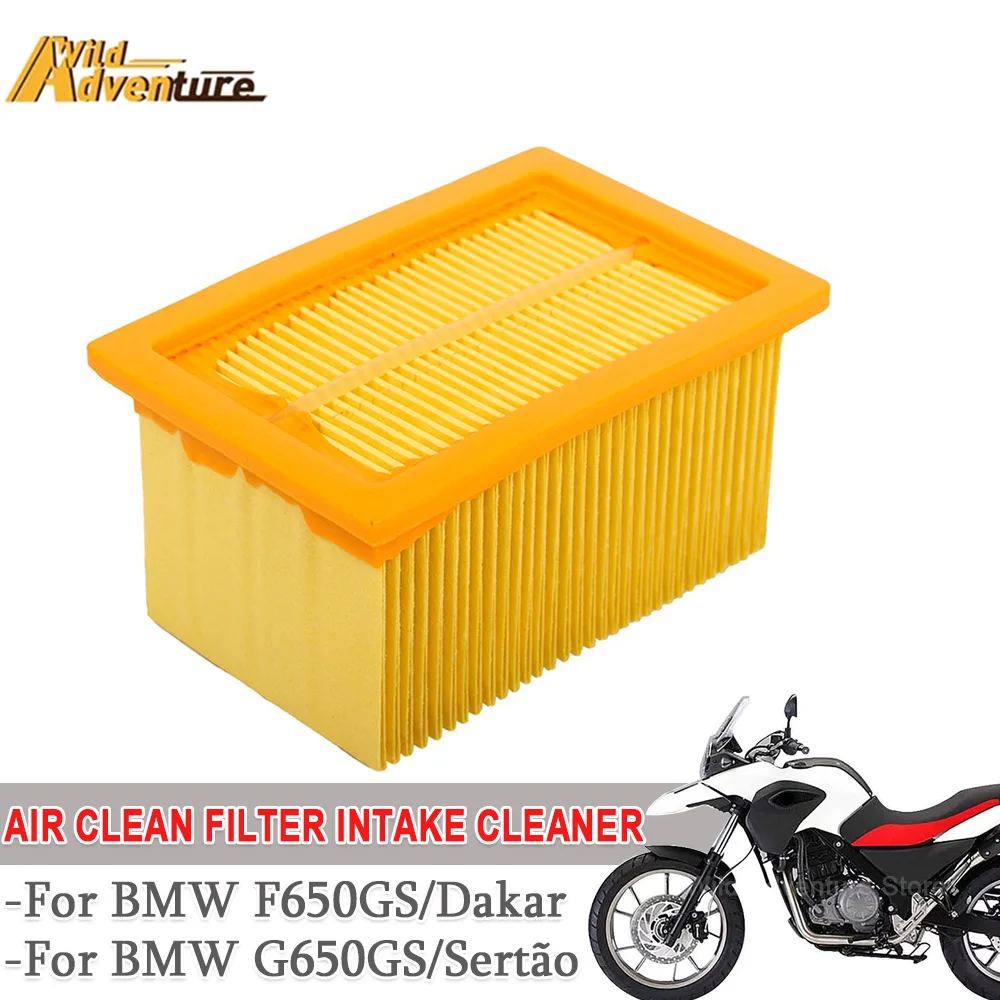 

Motorcycle Air Intake Cleaner For BMW F650GS F650 GS Dakar G650GS Sertão F 650 GS G 650GS Engine Air Filter Replacement Parts