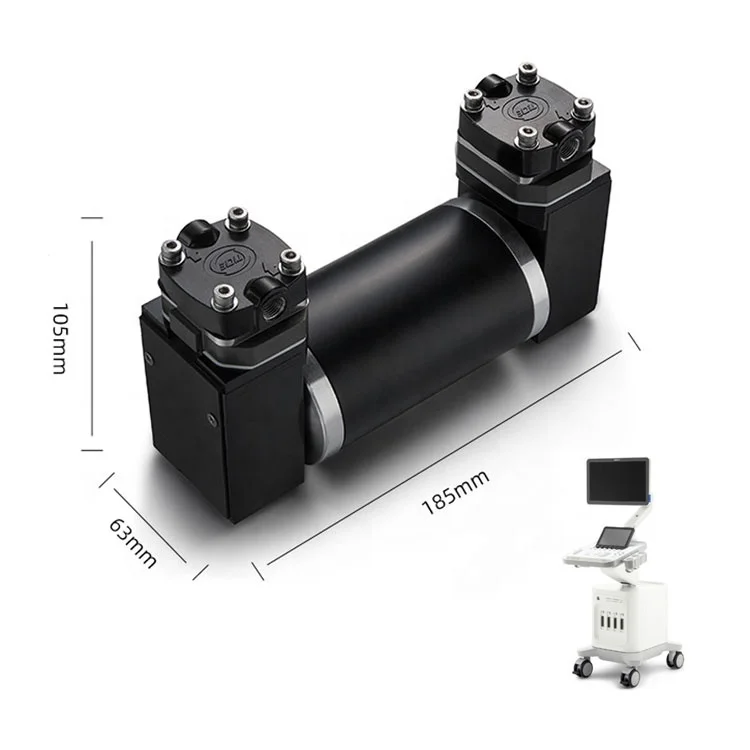 Hot Selling 30LPM High Flow Micro Electric Vacuum Pump Oil Free Mini Piston Pump High Pressure Small Air Pump