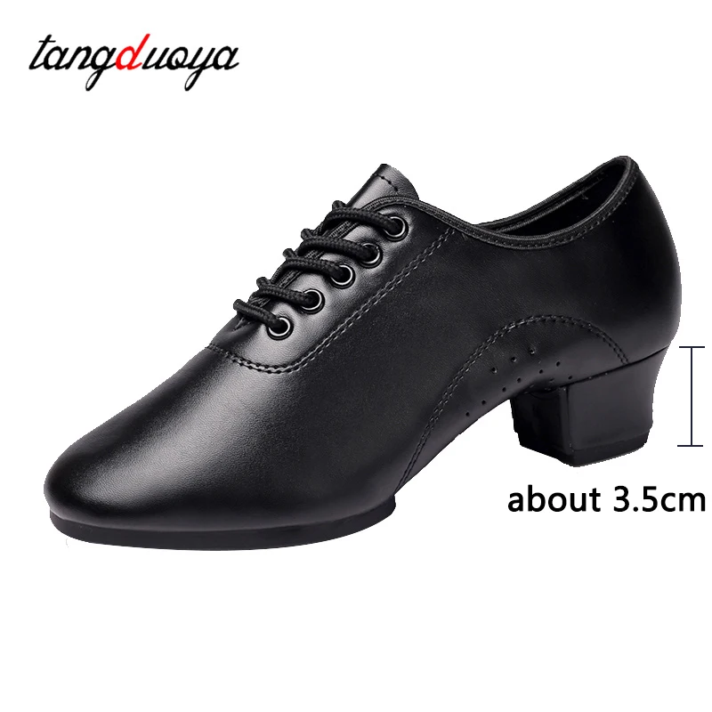 Adult Children Latin Dance Shoes Soft sole Men Latin Salsa Competition Dance Shoes Standard Dance Training Shoes 26-45