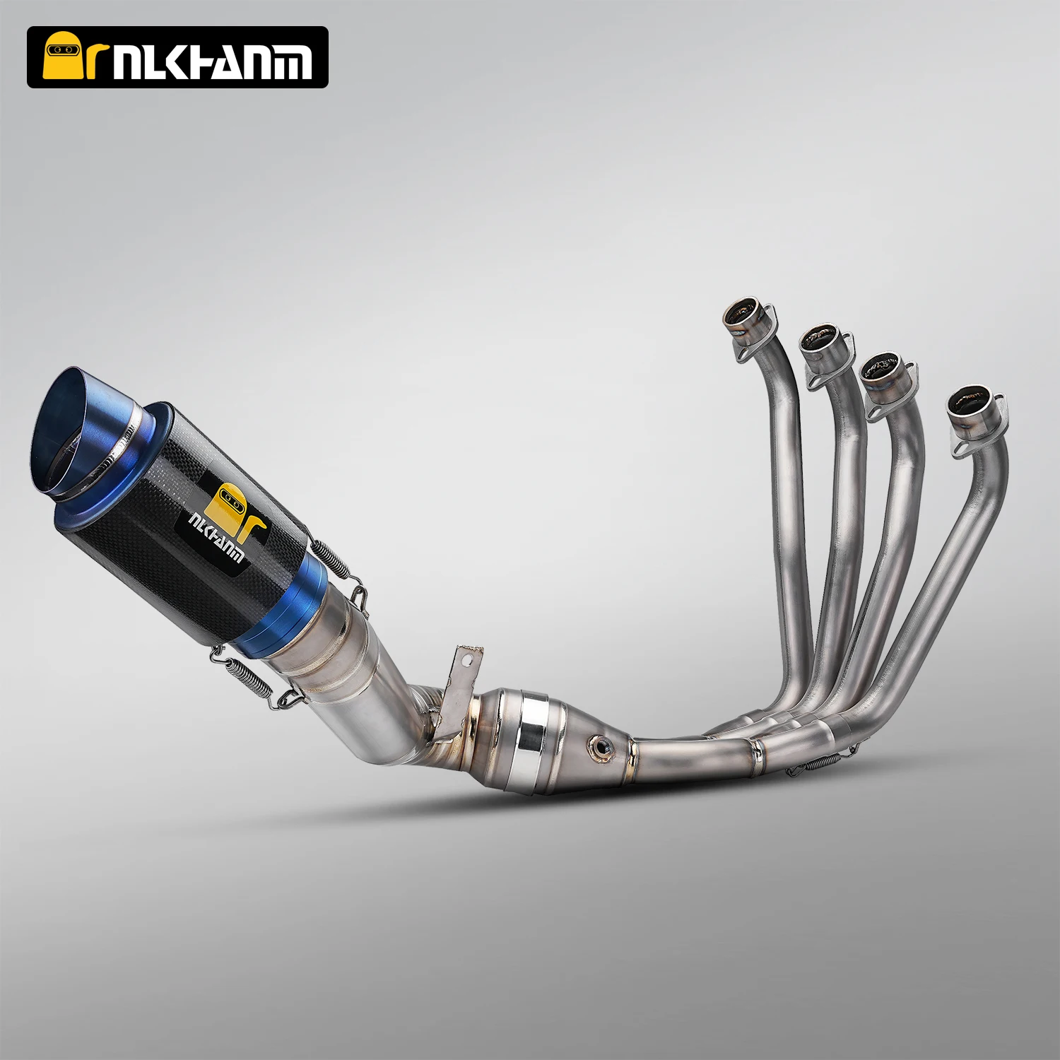 تعديل نظام عادم الدراجة النارية CBR650 CB650 مع Ti.76mm قطر كبير قسم كامل لهوندا CB/CBR650 2014-2024