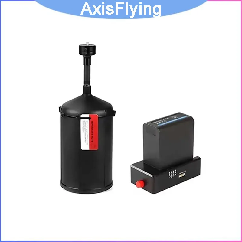 

Fiber Optic Image & Data Module for FPV Drone 2-10km, Anti-Interference Relay Set with Ground Station for RC Racing