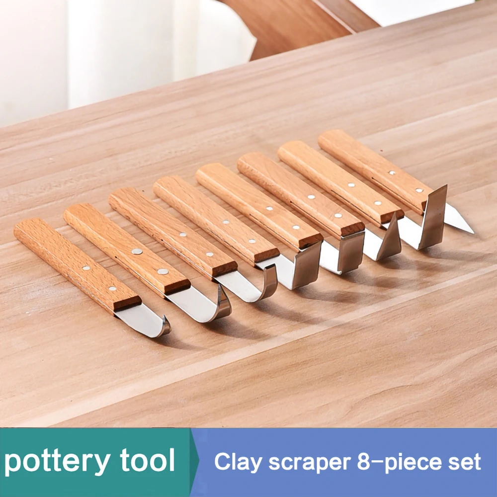 Craft Knife Set - Kit d'outils en céramique 8 pièces