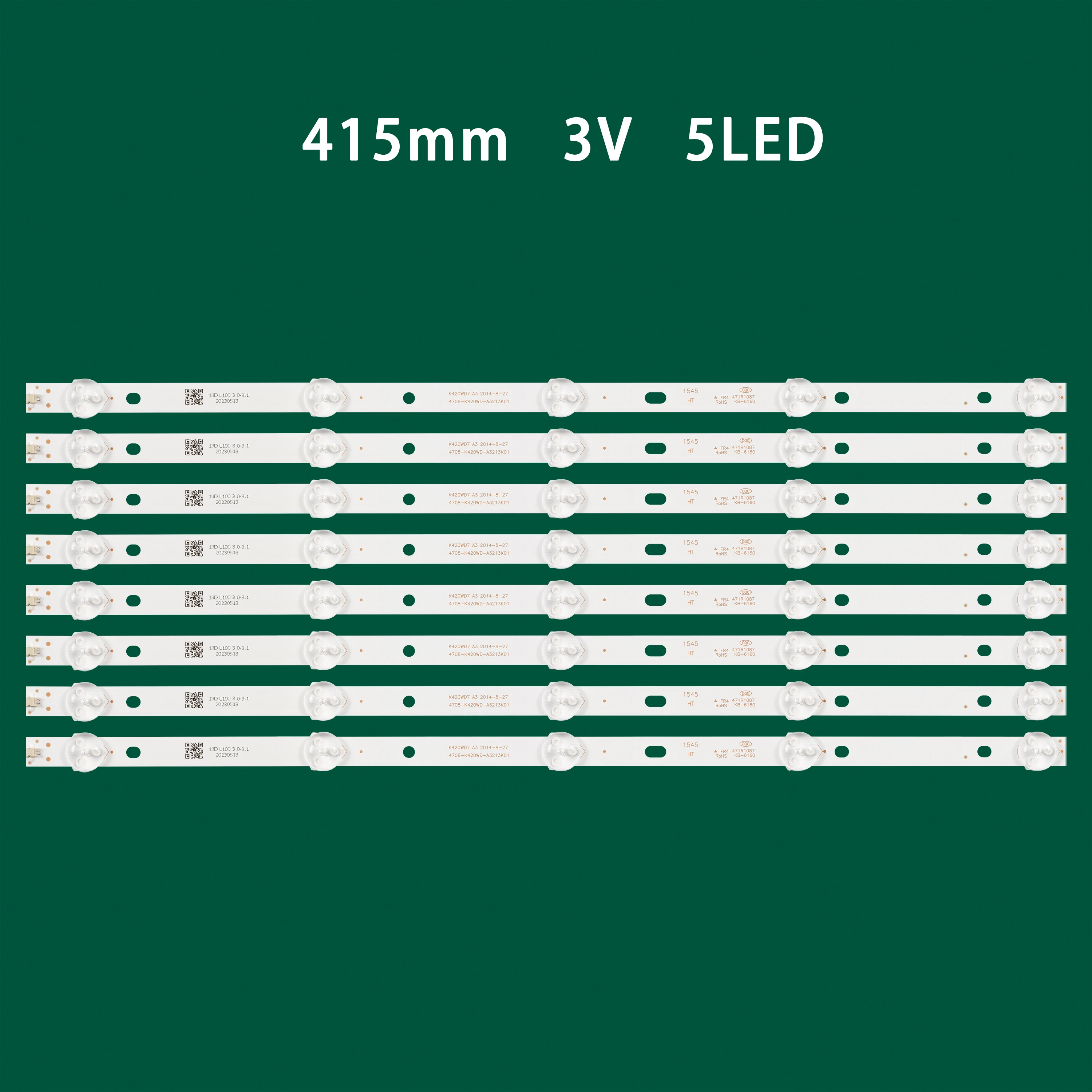 Tira LED para 43PFT4001/12 43PFT4001/12 43PFT4001/05 43PFT4001/15 42D59EDS 42PUF6058/T3 K430WD9 K430WDR A1 4708-K43WDR-A1213K04