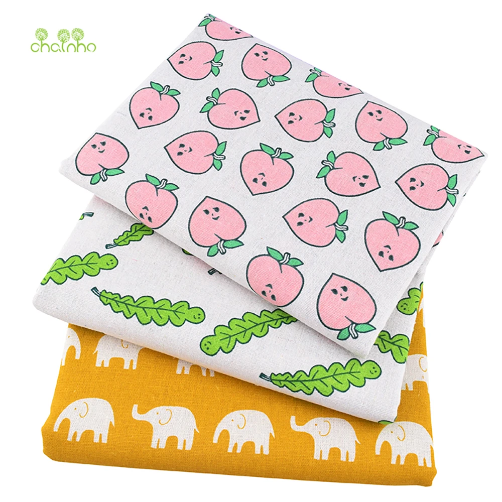 Chainho,Printed Cotton Linen F - Sewing Geotextile Fabric recension och pris