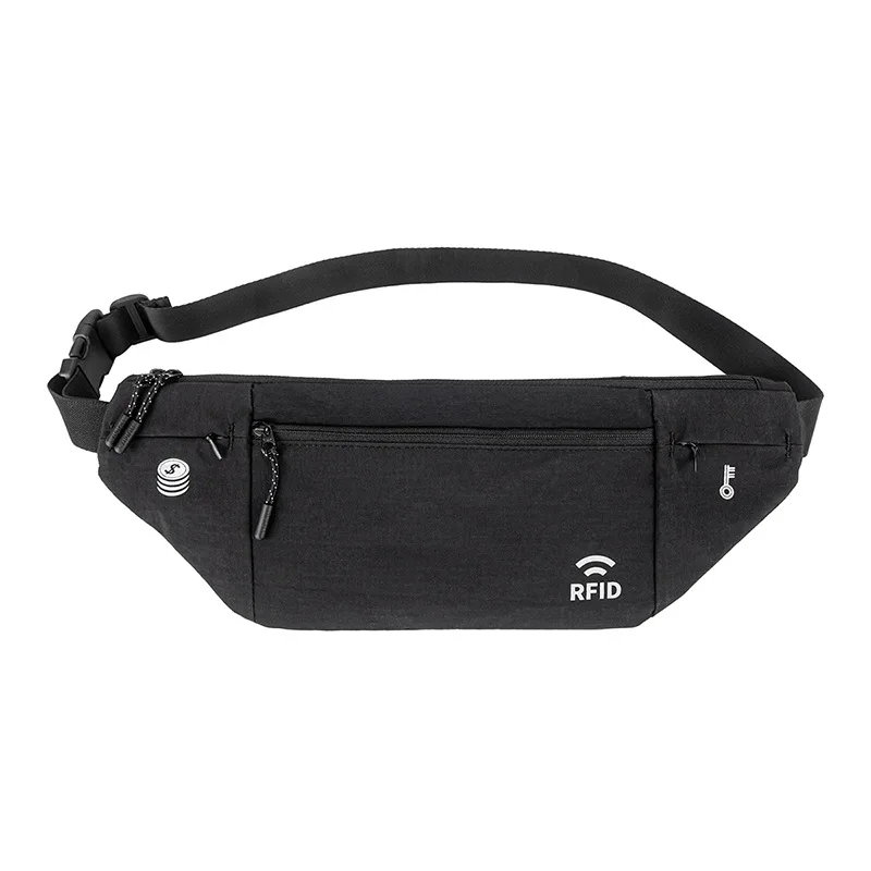 

‌2025 Upgrade! RFID Money Belt - BIWEI Slim Waist Pack for Travel & Running (Waterproof + Hidden Pocket)