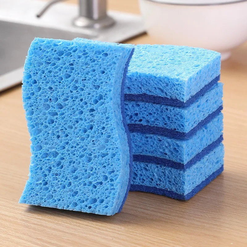 5-50pcs Dishwashing Sponge Kitchen Nano Emery Magic Clean Rub Pot Rust Focal Stains Sponge Removing Kit Cleaning Brush Sponges