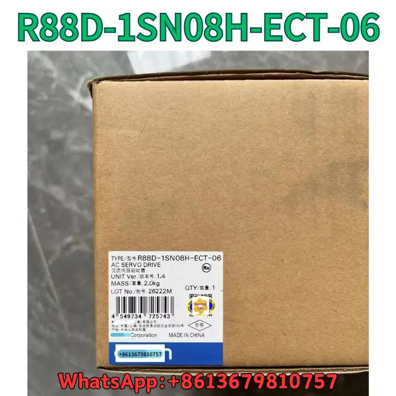 

New Servo driver R88D-1SN08H-ECT-06 Fast Shipping