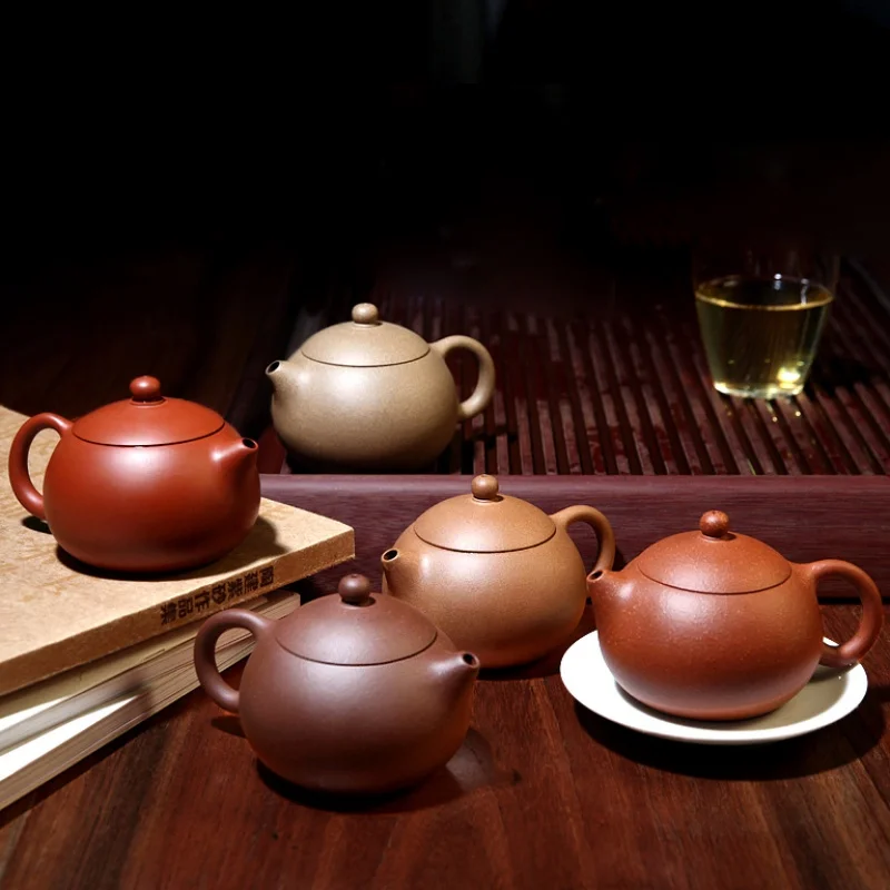 

【Tao Yuan】Yixing Famous Pure Handmade Teapot Set Raw Ore Five-Color Xishi Purple Sand Tea Set Li Xiaolu