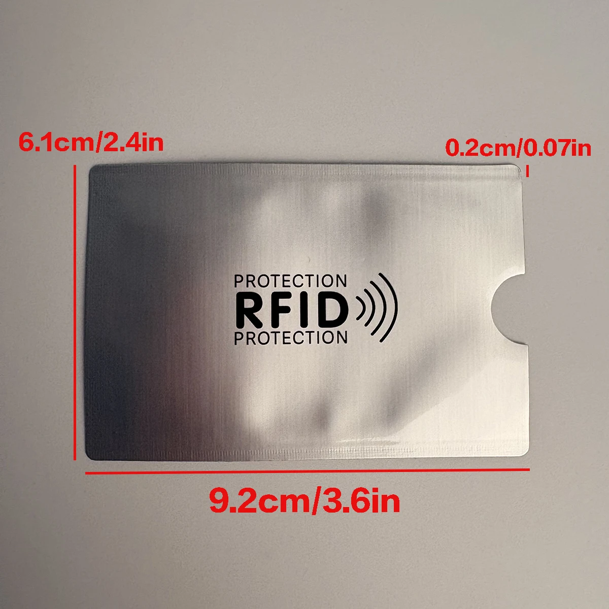 6 قطع من أكمام بطاقات حجب RFID - مقاومة للسرقة، ومعرف حماية NFC وبطاقة الائتمان بتصميم هندسي #3