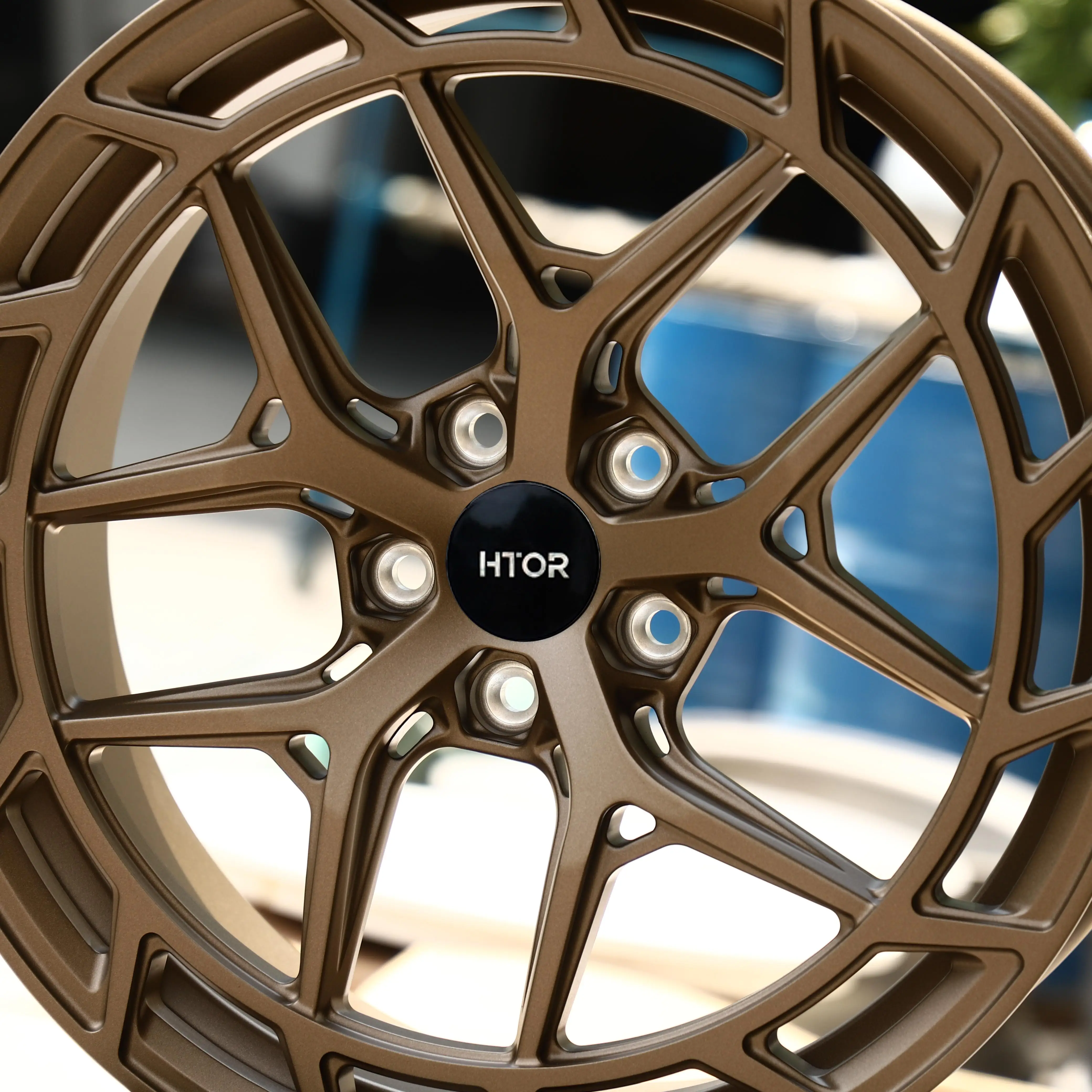 JT Custom 19x8.5 20x9 21x9.5 22x10.5 5x112 Y-Spoke Concave Forged Wheels Gloss Bronze For F-150 For Ram1500 For Silverado 5