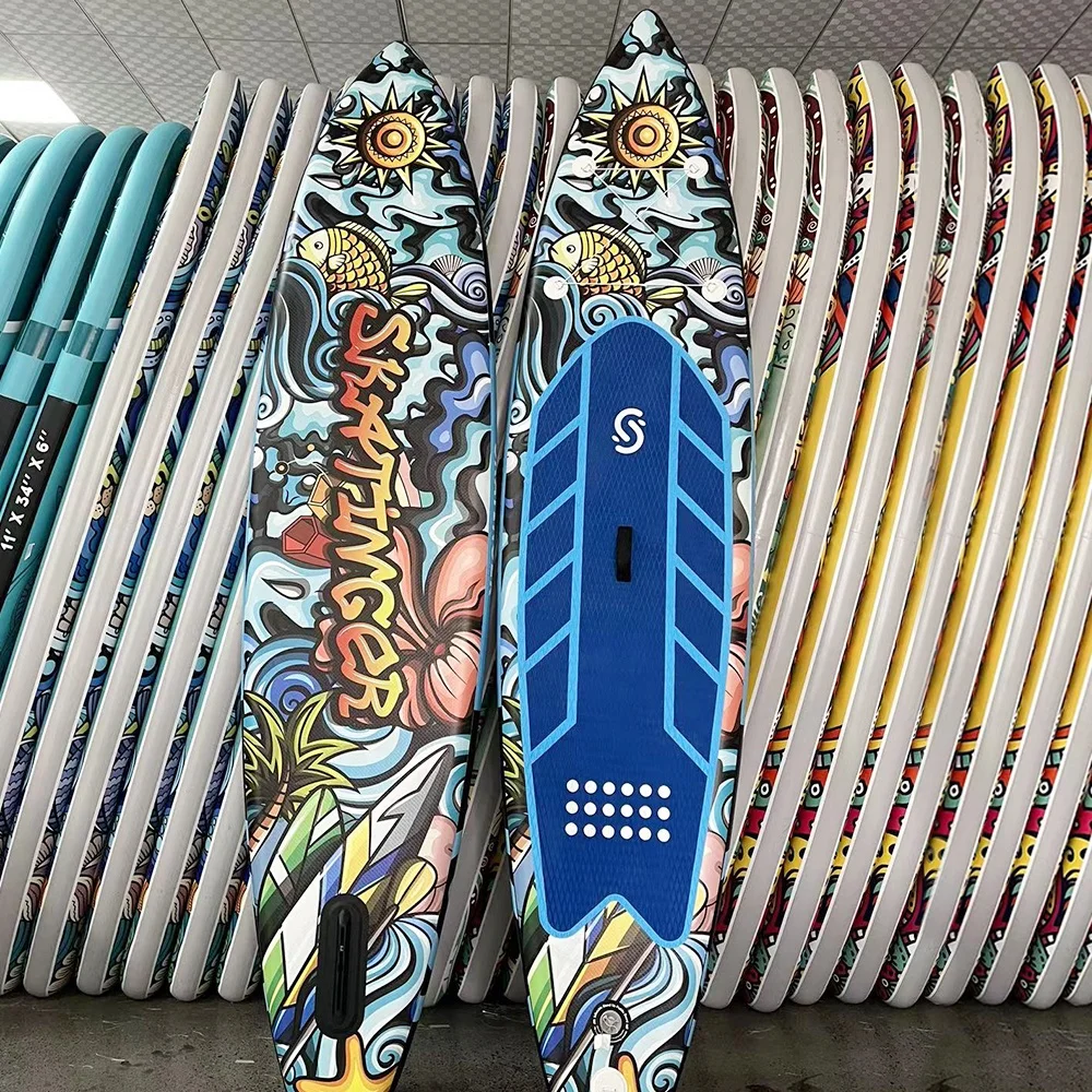 

SKATINGER OEM wholesale KOI sup boards paddle surf waterplay surfing surf boar standup paddleboard inflatable paddle board