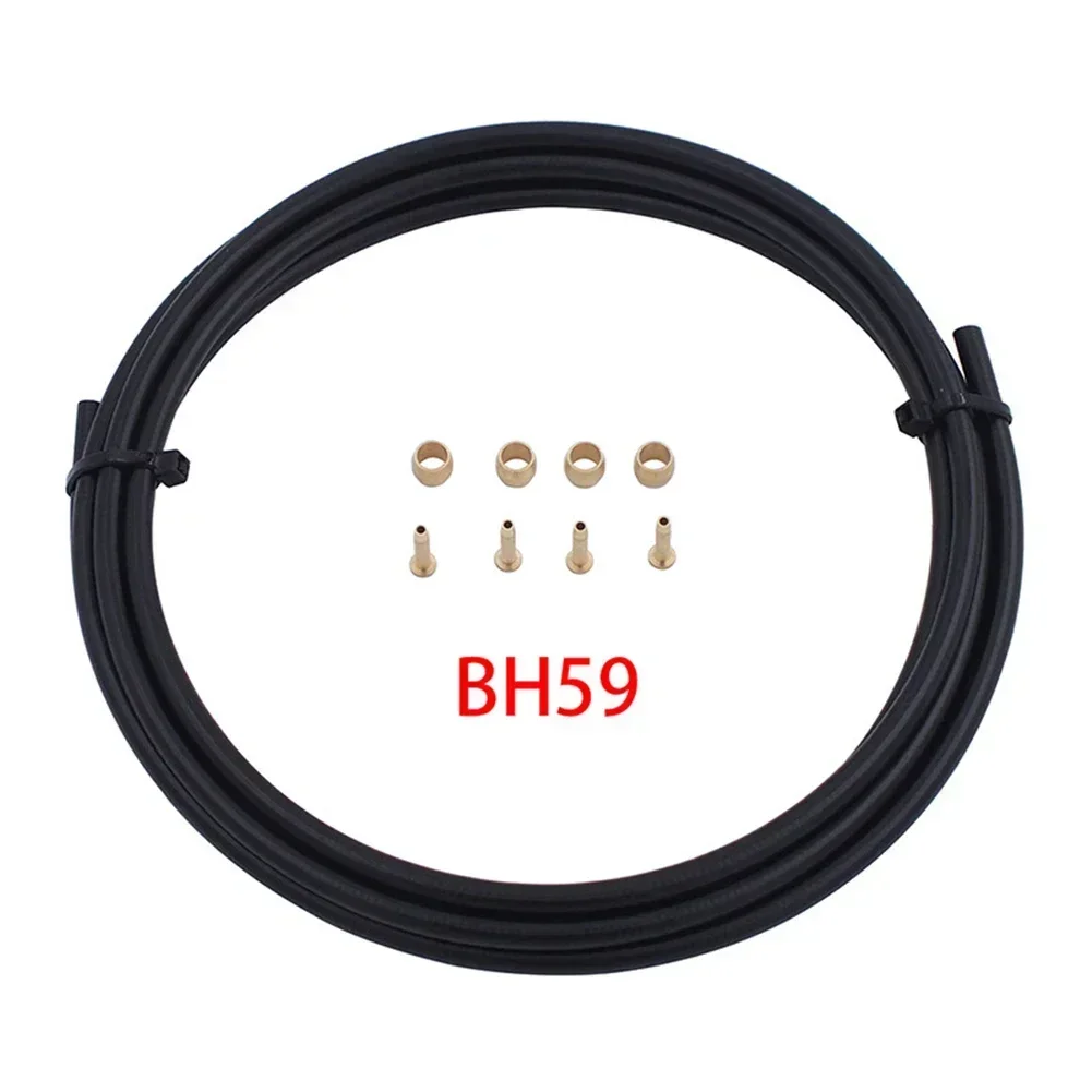 BH59 52g/set Bicycle Hydraulic Brake Hose Set 2.5 Meters Brake Hose Set MTB Joint Bicycle Hydraulic Brake Hose Set