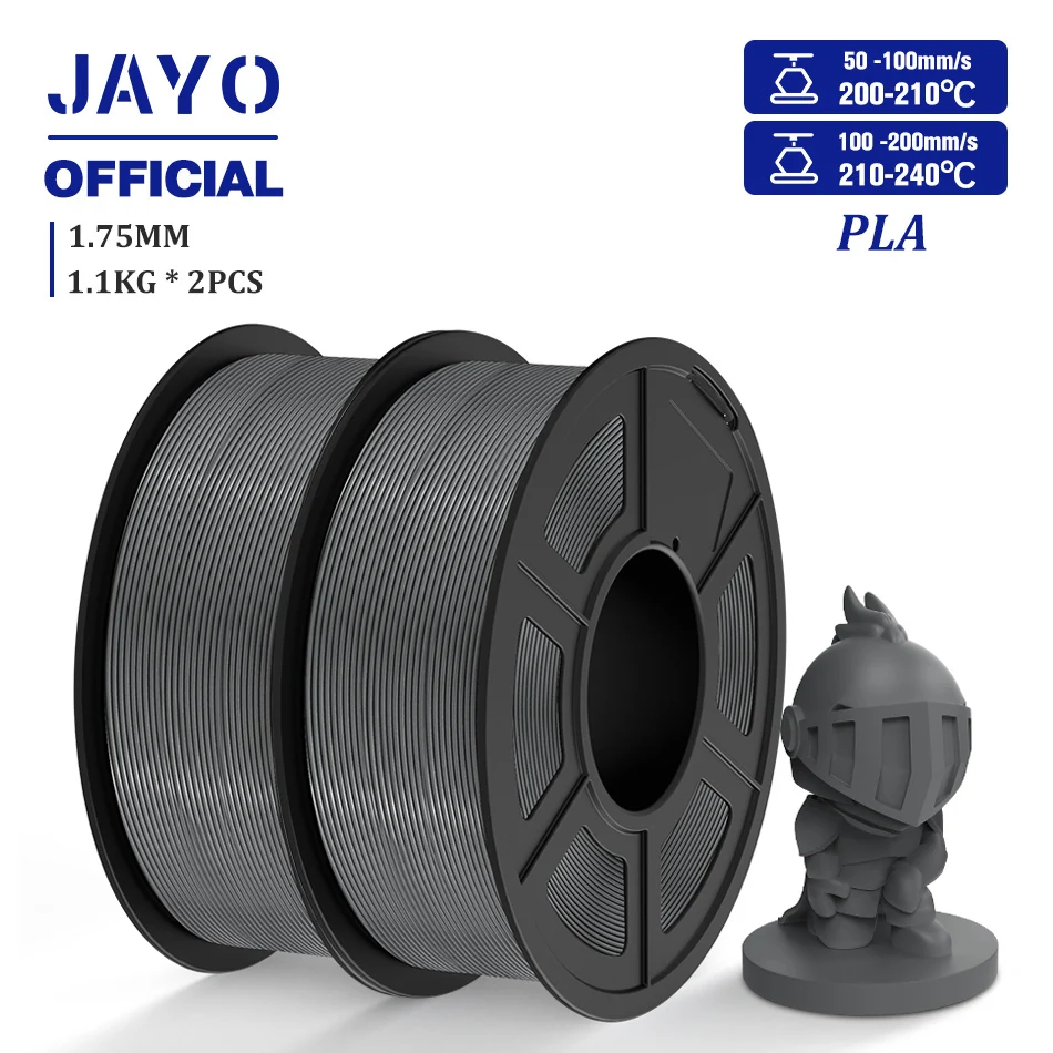 JAYO PLA/PETG/ZIJDE/TPU/ABS 3D Printer Filament 1.75mm 2 Rollen 3D Afdrukken materialen voor 3D Printer Gratis Verzending - afbeelding 1