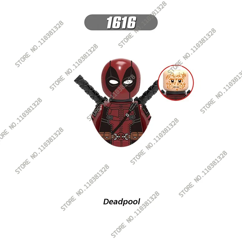 Mainan populer Marvel Legends Bricks untuk hadiah mainan GH0529-GH0536 baru 2024 Action figure Mini blok bangunan anak-anak untuk hadiah pesta