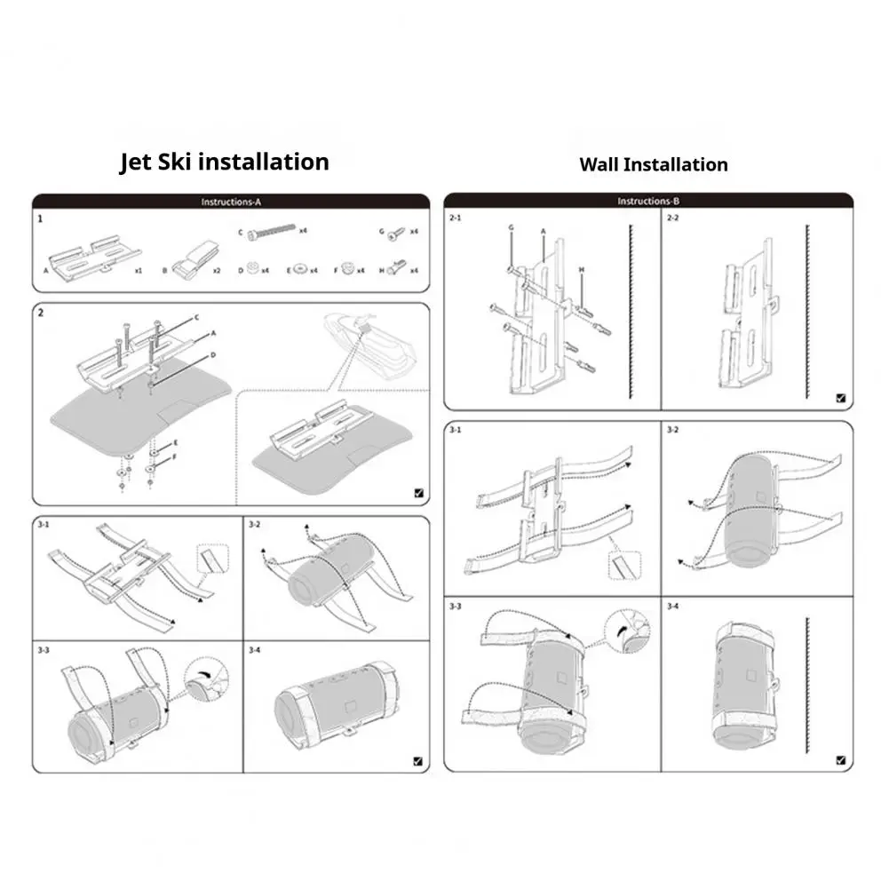Wide Compatibility Speaker Holder Adjustable Speaker Stand Speaker Storage Rack with High Stability Adjustable Design for Jbl