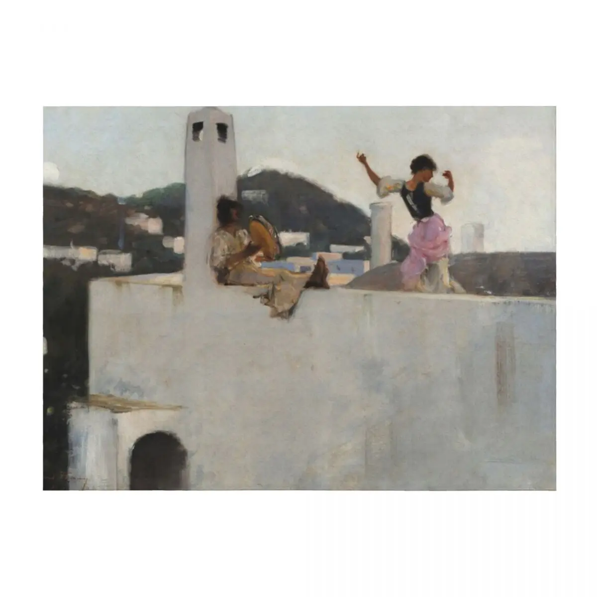 

John Singer Sargent Capri Throw Blanket Luxury Brand Flannels warm winter Blankets