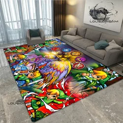 3D Classic game Z-Zeldas Cartoon carpet Non -slip carpet rugs for bedroom area rug room decor Yoga mat Door pad birthday gift