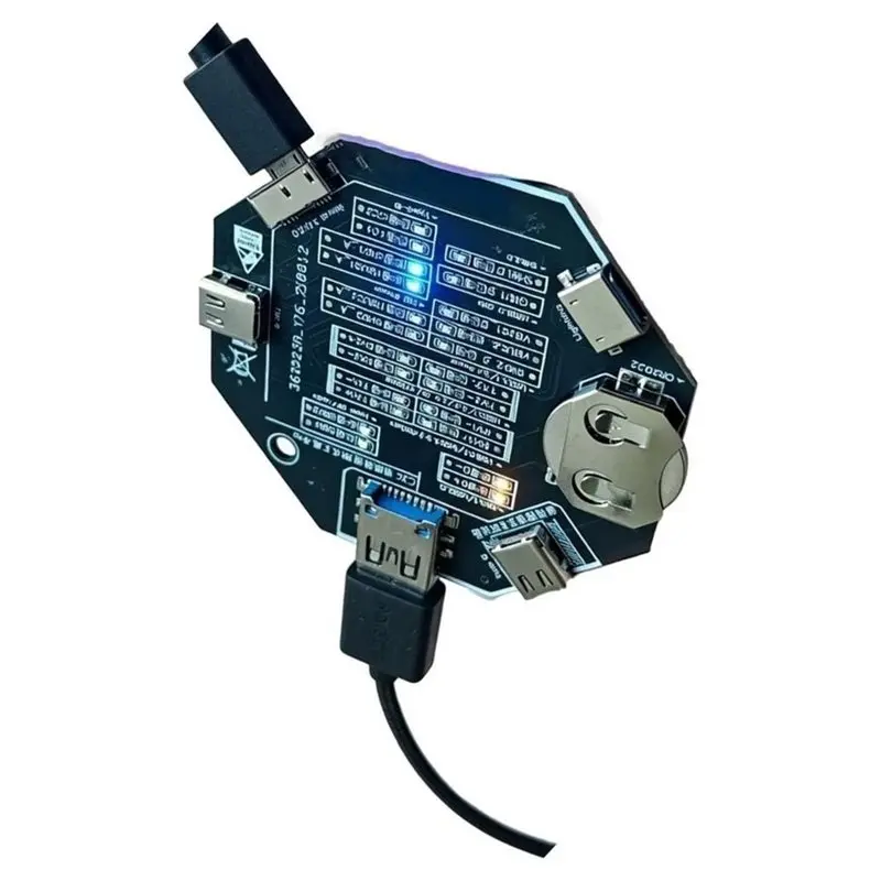 A97I-For USB Charging Cable Tester Multi-Function For USB Test Board Detector For Type-C Data Cable Continuity& Short Circuit Te