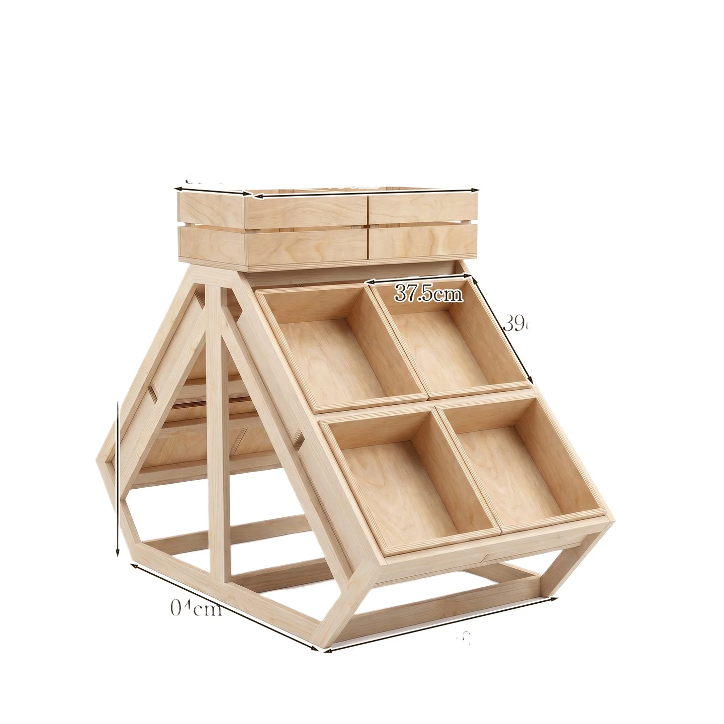 LMM display stand solid wood Nakajima commercial booth shelf high-end merchandise exhibition